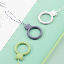 Заредете изображение във визуализатора на галерията – A silicone lanyard for a phone bear ring on a finger bottle green - TopMag

