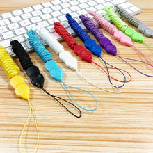 Заредете изображение във визуализатора на галерията – Long phone lanyard with a clip light blue - TopMag
