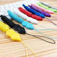 Заредете изображение във визуализатора на галерията – Long phone lanyard with a clip yellow - TopMag
