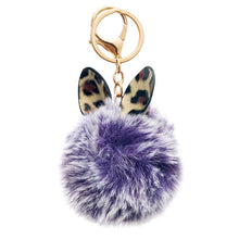 Заредете изображение във визуализатора на галерията – Fluffy ball pendant violet - TopMag
