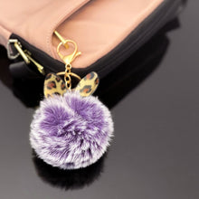 Заредете изображение във визуализатора на галерията – Fluffy ball pendant blue - TopMag
