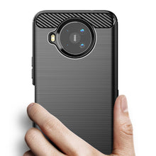 Заредете изображение във визуализатора на галерията – Carbon Case Flexible cover for Nokia 8.3 5G black - TopMag
