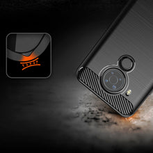 Заредете изображение във визуализатора на галерията – Carbon Case Flexible cover for Nokia 5.4 black - TopMag
