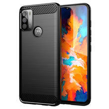 Заредете изображение във визуализатора на галерията – Carbon Case Flexible case cover Motorola Moto G50 black - TopMag
