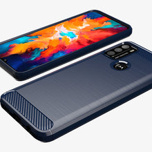 Заредете изображение във визуализатора на галерията – Carbon Case Flexible case cover Motorola Moto G50 black - TopMag
