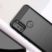 Заредете изображение във визуализатора на галерията – Carbon Case Flexible case cover Motorola Moto G50 black - TopMag
