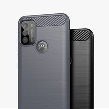 Заредете изображение във визуализатора на галерията – Carbon Case Flexible case cover Motorola Moto G50 black - TopMag
