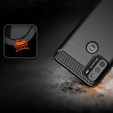 Заредете изображение във визуализатора на галерията – Carbon Case Flexible case cover Motorola Moto G50 black - TopMag
