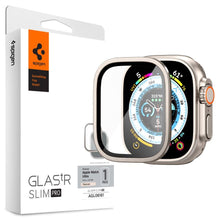 Заредете изображение във визуализатора на галерията – TEMPERED GLASS Spigen GLAS.TR SLIM PRO Apple Watch ULTRA (49 MM) TITANIUM
