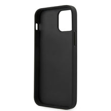 Заредете изображение във визуализатора на галерията – Guess GUHCP12LRSAVSBK iPhone 12 Pro Max 6,7" czarny/black hardcase Saffiano Vintage Script - TopMag
