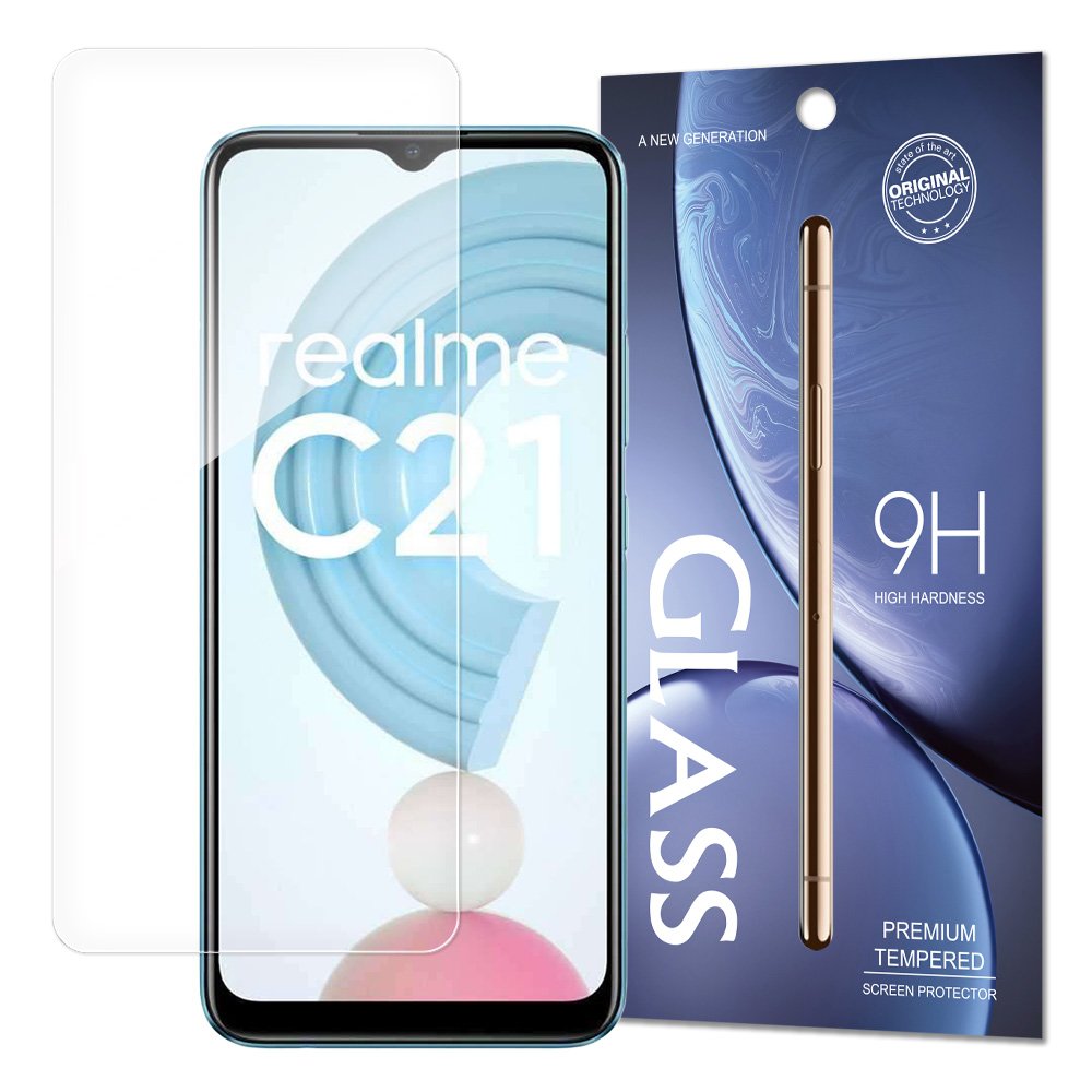 Tempered Glass 9H Screen Protector for Realme C21 (packaging – envelope) - TopMag