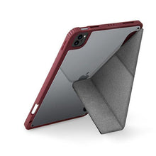 Заредете изображение във визуализатора на галерията – UNIQ etui Moven iPad 10.2" (2021/2020/2019) bordowy/burgundy - TopMag
