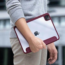 Заредете изображение във визуализатора на галерията – UNIQ etui Moven iPad 10.2" (2021/2020/2019) bordowy/burgundy - TopMag
