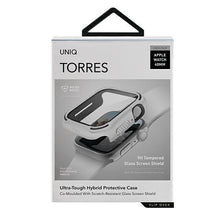 Заредете изображение във визуализатора на галерията – UNIQ etui Torres Apple Watch Series 4/5/6/SE 40mm. biały/dove white - TopMag
