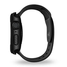 Заредете изображение във визуализатора на галерията – UNIQ etui Torres Apple Watch Series 4/5/6/SE 44mm. czarny/midnight black - TopMag
