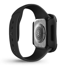 Заредете изображение във визуализатора на галерията – UNIQ etui Torres Apple Watch Series 4/5/6/SE 44mm. czarny/midnight black - TopMag
