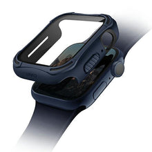 Заредете изображение във визуализатора на галерията – UNIQ etui Torres Apple Watch Series 4/5/6/SE 44mm. niebieski/nautical blue - TopMag
