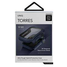 Заредете изображение във визуализатора на галерията – UNIQ etui Torres Apple Watch Series 4/5/6/SE 44mm. niebieski/nautical blue - TopMag
