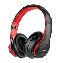 Заредете изображение във визуализатора на галерията – Ausdom wireless over-ear headphones Bluetooth 5.0 ANC (active noise cancellation) black-red (ANC10) - TopMag
