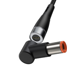 Заредете изображение във визуализатора на галерията – Baseus Zinc Magnetic Series Lenovo Laptop Charging Cable USB Type C to DC Round Port(7,9 x 5,5mm) 100W 2m black (CATXC-Y01) - TopMag
