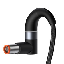 Заредете изображение във визуализатора на галерията – Baseus Zinc Magnetic Series Lenovo Laptop Charging Cable USB Type C to DC Round Port(7,9 x 5,5mm) 100W 2m black (CATXC-Y01) - TopMag
