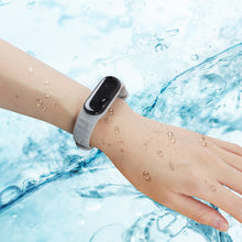 Заредете изображение във визуализатора на галерията – Replacement TPU leather band strap for Xiaomi Mi Band 6 / Mi Band 5 blue - TopMag
