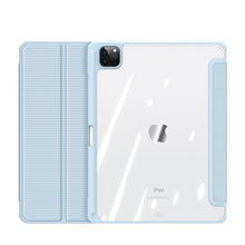 Заредете изображение във визуализатора на галерията – Dux Ducis Toby armored tough Smart Cover for iPad Pro 12.9'' 2021 with a holder for Apple Pencil blue - TopMag
