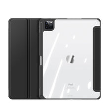Заредете изображение във визуализатора на галерията – Dux Ducis Toby armored tough Smart Cover for iPad Pro 12.9'' 2021 with a holder for Apple Pencil black - TopMag
