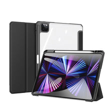 Заредете изображение във визуализатора на галерията – Dux Ducis Toby armored tough Smart Cover for iPad Pro 11'' 2021 with a holder for Apple Pencil black - TopMag
