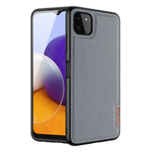 Заредете изображение във визуализатора на галерията – Dux Ducis Fino case covered with nylon material for Samsung Galaxy A22 5G gray - TopMag
