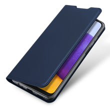Заредете изображение във визуализатора на галерията – Dux Ducis Skin Pro Bookcase type case for Samsung Galaxy A22 5G blue - TopMag

