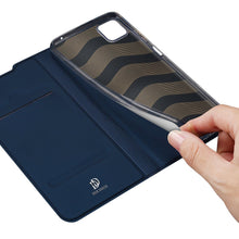 Заредете изображение във визуализатора на галерията – Dux Ducis Skin Pro Bookcase type case for Samsung Galaxy A22 5G blue - TopMag
