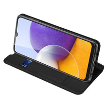 Заредете изображение във визуализатора на галерията – Dux Ducis Skin Pro Bookcase type case for Samsung Galaxy A22 5G black - TopMag
