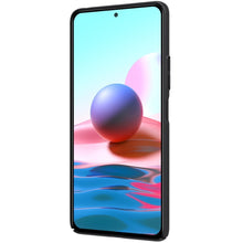 Заредете изображение във визуализатора на галерията – Nillkin Super Frosted Shield Case + kickstand for Xiaomi Redmi Note 10 5G black - TopMag
