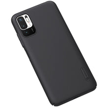 Заредете изображение във визуализатора на галерията – Nillkin Super Frosted Shield Case + kickstand for Xiaomi Redmi Note 10 5G black - TopMag
