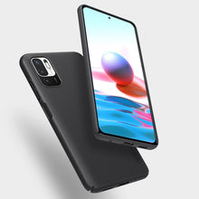 Заредете изображение във визуализатора на галерията – Nillkin Super Frosted Shield Case + kickstand for Xiaomi Redmi Note 10 5G black - TopMag
