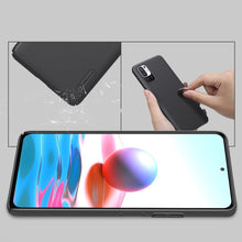 Заредете изображение във визуализатора на галерията – Nillkin Super Frosted Shield Case + kickstand for Xiaomi Redmi Note 10 5G black - TopMag
