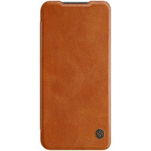 Заредете изображение във визуализатора на галерията – Nillkin Qin leather holster cover for Xiaomi Redmi Note 10 5G brown - TopMag
