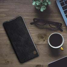 Заредете изображение във визуализатора на галерията – Nillkin Qin leather holster cover for Xiaomi Redmi Note 10 5G brown - TopMag
