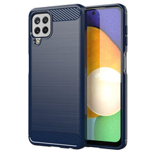 Заредете изображение във визуализатора на галерията – Carbon Case Flexible Cover TPU Case for Samsung Galaxy A22 4G blue - TopMag
