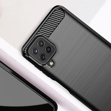 Заредете изображение във визуализатора на галерията – Carbon Case Flexible Cover TPU Case for Samsung Galaxy A22 4G black - TopMag
