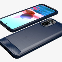Заредете изображение във визуализатора на галерията – Carbon Case Flexible Cover TPU Case for Xiaomi Redmi Note 10 5G black - TopMag
