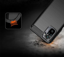 Заредете изображение във визуализатора на галерията – Carbon Case Flexible Cover TPU Case for Xiaomi Redmi Note 10 5G black - TopMag
