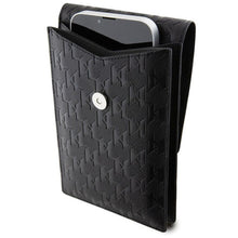 Заредете изображение във визуализатора на галерията – Universal bag for mobile Karl Lagerfeld KLWBSAKHPCK (Saffiano Mono Choupette / black)
