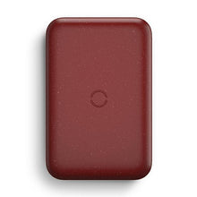 Заредете изображение във визуализатора на галерията – UNIQ Powerbank indukcyjny Hyde Air 10000mAh USB-C 18W PD Fast Wireless bordowy/maroon - TopMag
