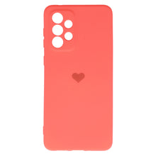 Заредете изображение във визуализатора на галерията – Vennus Silicone Heart Case for Samsung Galaxy A53 5G design 1 coral
