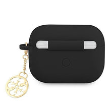 Заредете изображение във визуализатора на галерията – Guess GUAPLSC4EK AirPods Pro cover czarny/black Silicone Charm 4G Collection
