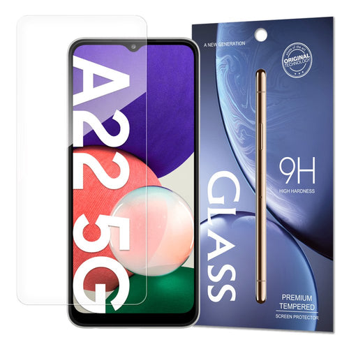 Tempered Glass 9H screen protector for Samsung Galaxy A22 5G (packaging - envelope) - TopMag