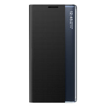Заредете изображение във визуализатора на галерията – Sleep Case Bookcase Type Case with Smart Window for Samsung Galaxy A22 4G black - TopMag
