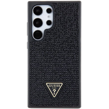 Заредете изображение във визуализатора на галерията – Guess Rhinestone Triangle case for Samsung Galaxy S24 Ultra - black
